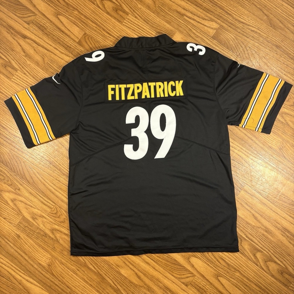 Nike Pittsburgh Steelers Minkah Fitzpatrick #39 Jersey Black Mens 3XL NFL - Picture 2 of 8